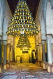 Lámparas colgantes en la gran mezquita en Kairouan, Túnez fotos de archivo Lámparas colgantes en la gran mezquita en Kairouan, Túnez fotos de archivo