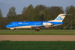 Línea aérea de KLM fotografía de archivo Línea aérea de KLM fotografía de archivo