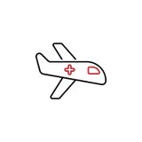 Línea coloreada icono de la ambulancia aérea 2 Ejemplo simple del elemento coloreado Diseño del icono de la ambulancia aérea del libre illustration Línea coloreada icono de la ambulancia aérea 2 Ejemplo simple del elemento coloreado Diseño del icono de la ambulancia aérea del libre illustration