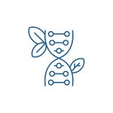 Línea concepto de la biología del icono Símbolo plano del vector de la biología, muestra, ejemplo del esquema libre illustration Línea concepto de la biología del icono Símbolo plano del vector de la biología, muestra, ejemplo del esquema libre illustration