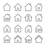 Línea icono de la casa Línea icono de la casa