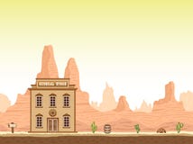 Lös gammal västra kanjonbakgrund med lagret stock illustrationer Lös gammal västra kanjonbakgrund med lagret stock illustrationer