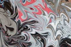 Maak Abstract Patroon met Zwarte, Coral And Grey Graphics Color Art Form vloeibaar Digitale Achtergrond met het Vloeibaar maken S stock illustratie Maak Abstract Patroon met Zwarte, Coral And Grey Graphics Color Art Form vloeibaar Digitale Achtergrond met het Vloeibaar maken S stock illustratie