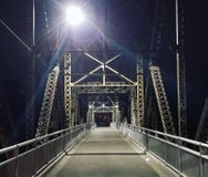 Maanlichtbrug stock foto Maanlichtbrug stock foto