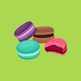 Macaron French Macaroon Sweet and Dessert. Vector Vector Illustration Macaron French Macaroon Sweet and Dessert. Vector Vector Illustration