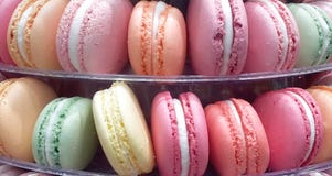 Macaroons banner Stock Photos Macaroons banner Stock Photos