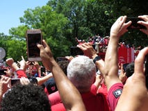 Machen von Fotos Washington Capitals Victory Parades lizenzfreie stockfotos Machen von Fotos Washington Capitals Victory Parades lizenzfreie stockfotos