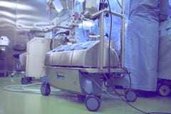 Machine cardio-pulmonaire de déviation pendant la chirurgie cardiaque photos stock Machine cardio-pulmonaire de déviation pendant la chirurgie cardiaque photos stock