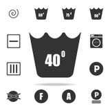 machine wash at 40 degrees icon. Detailed set of laundry icons. Premium quality graphic design. One of the collection icons for we vector illustration machine wash at 40 degrees icon. Detailed set of laundry icons. Premium quality graphic design. One of the collection icons for we vector illustration