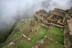 Machu Picchu, The Inca Ruin Of Peru Royalty Free Stock Images