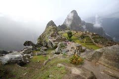 Machu Picchu, The Inca Ruin Of Peru Royalty Free Stock Image