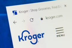 Kroger.com Web Site. Selective focus.