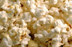Macro Popcorn Stock Image