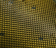 Macro shot of pins in selective focus located on the back of micro processor unit stock images Macro shot of pins in selective focus located on the back of micro processor unit stock images