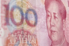 Macro-shot for Renminbi (RMB) , 100 hundred dollar. stock images Macro-shot for Renminbi (RMB) , 100 hundred dollar. stock images
