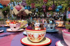 Mad Hatter Tea Cups Disneyland Royalty Free Stock Photos Mad Hatter Tea Cups Disneyland Royalty Free Stock Photos