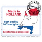Made in Holland, Best quality - printable advertising label royalty free illustration Made in Holland, Best quality - printable advertising label royalty free illustration