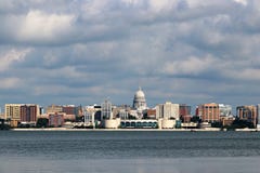 Madison downtown skyline. Royalty Free Stock Photography Madison downtown skyline. Royalty Free Stock Photography