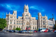 Madrid, Spain: Cybele Palace, City Hall stock images Madrid, Spain: Cybele Palace, City Hall stock images