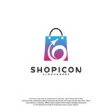Magasin Logo Template Design Vector de voyage illustration stock Magasin Logo Template Design Vector de voyage illustration stock