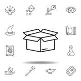 magic box outline icon. elements of magic illustration line icon. signs, symbols can be used for web, logo, mobile app, UI, UX royalty free illustration magic box outline icon. elements of magic illustration line icon. signs, symbols can be used for web, logo, mobile app, UI, UX royalty free illustration