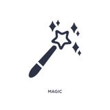 magic icon on white background. Simple element illustration from magic concept stock illustration magic icon on white background. Simple element illustration from magic concept stock illustration