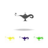 Magic lamp multicolored icon. Element of popular magic icon. Signs and symbols icon can be used for web, logo, mobile app, UI, UX royalty free illustration Magic lamp multicolored icon. Element of popular magic icon. Signs and symbols icon can be used for web, logo, mobile app, UI, UX royalty free illustration