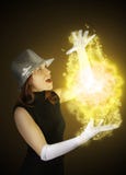 Magician Girl Stock Photo Magician Girl Stock Photo