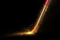 magiczny paintbrush fotografia royalty free magiczny paintbrush fotografia royalty free