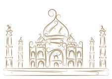mahal taj royaltyfri illustrationer mahal taj royaltyfri illustrationer