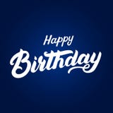 Main de joyeux anniversaire écrite le lettrage pour la carte de voeux d'invitation et, affiches illustration libre de droits Main de joyeux anniversaire écrite le lettrage pour la carte de voeux d'invitation et, affiches illustration libre de droits