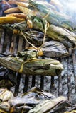 Maito wrapped in banana leaves prepared to parrila royalty free stock photos Maito wrapped in banana leaves prepared to parrila royalty free stock photos
