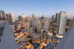 Makati horisont i Manila - Filippinerna royaltyfri bild Makati horisont i Manila - Filippinerna royaltyfri bild