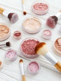 Makeup powder products royalty free stock images Makeup powder products royalty free stock images