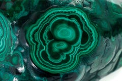 Malachite macro mineral stone on a white background stock image Malachite macro mineral stone on a white background stock image