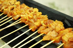 Free Malay Delicacy - Satay Cuisine Stock Photography - 3598132