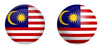 Malaysia National Emblem Isolated On White Stock Image - Illustration