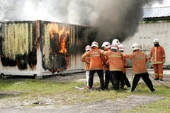 Malaysia Fire Awareness and Safety Day stock images Malaysia Fire Awareness and Safety Day stock images