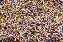 Malaysia students waving ribbons Kuala Lumpur Merdeka Square stock photo Malaysia students waving ribbons Kuala Lumpur Merdeka Square stock photo