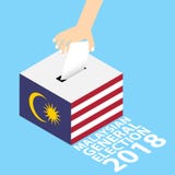 Malaysian General Elections 2018 vector illustration Malaysian General Elections 2018 vector illustration