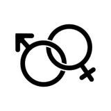Male and Female symbol icon vector illustration stock illustration Male and Female symbol icon vector illustration stock illustration