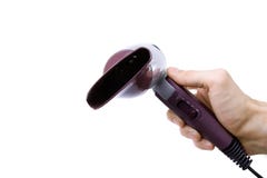 Male Hand Holding Hairdryer Royalty Free Stock Photography Male Hand Holding Hairdryer Royalty Free Stock Photography