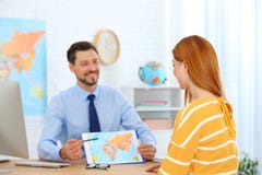 Male manager consulting client stock images Male manager consulting client stock images