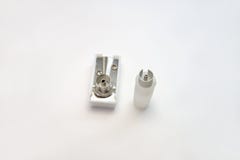 Male plugs for antenna. Collapsible and nonseparable royalty free stock photo Male plugs for antenna. Collapsible and nonseparable royalty free stock photo