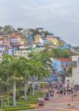 Malecon et Cerro Santa Ana à Guayaquil Equateur image stock Malecon et Cerro Santa Ana à Guayaquil Equateur image stock