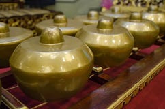 Maleis traditioneel muziekinstrument genoemd Gamelan royalty-vrije stock afbeeldingen Maleis traditioneel muziekinstrument genoemd Gamelan royalty-vrije stock afbeeldingen