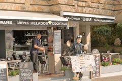 Malgrat De Mącący, Catalonia, Hiszpania, Sierpień 2018 E obraz stock Malgrat De Mącący, Catalonia, Hiszpania, Sierpień 2018 E obraz stock