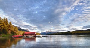 Maligne Lake - Canada Stock Photo Maligne Lake - Canada Stock Photo
