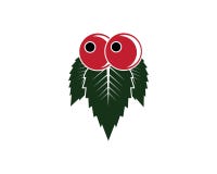 mall för vektor för symbol för bärfrukter vektor illustrationer mall för vektor för symbol för bärfrukter vektor illustrationer