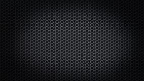 Malla metálica hexagonal abstracta en fondo negro fotografía de archivo Malla metálica hexagonal abstracta en fondo negro fotografía de archivo
